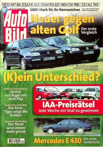 Deckblatt Auto Bild (34/1997)